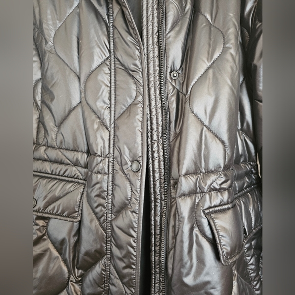 Sam Edelman Stylish Black Quilted Jacket - Picture 4 of 5